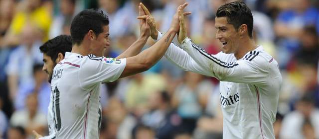 Real Madrid golea al Deportivo La Coruña y James Rodríguez marca un golazo |