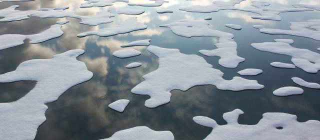 Derretimiento del Ártico pasa promedio histórico | Por lo general el hielo no alcanza a ganar en invierno toda la superficie perdida en el verano. CORTESÍA NASA