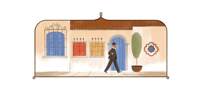 Hoy Google dedica su doodle a Tomás Carrasquilla