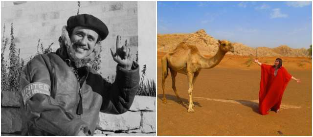 Alejandra retrata a Leo Matiz | Tras las huellas de su padre, Alejandra Matiz disfruta el desierto en su reciente visita al Medio Oriente. FOTO CORTESÍA