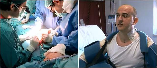 Cirujanos españoles realizaron con éxito un trasplante de brazos