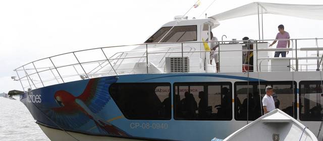 Hay más opciones de ecoturismo en Urabá | El catamarán tiene sede en el muelle CrisJoy, en Turbo. Su puesta en marcha se suma al proyecto de la zona franca y a las autopistas de la prosperidad que dinamizarán al gran Urabá. FOTO RÓBINSON SÁENZ