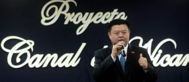 El propietario de HKND, el chino Wang Jing, presentó la ruta elegida para el canal el pasado lunes. FOTO REUTERS