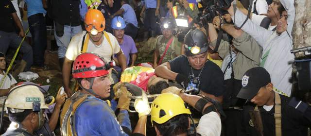 Continúa búsqueda de mineros en Nicaragua