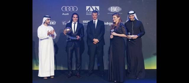 Falcao recibió premio a Mejor Jugador del Año | La gala donde se premió a Falcao fue en Dubai. FOTO CORTESÍA
