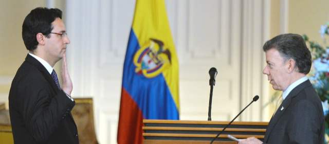 Presidente Santos posesiona a superintendentes | Camilo Alberto Enciso Vanegas es el nuevo Secretario de Transparencia, combatir la corrupción su labor. FOTO CORTESÍA.