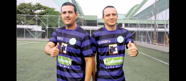 Antioquia también forja entrenadores campeones | Camilo Pérez y Alejandro Restrepo, los dos últimos técnicos campeones. FOTO cortesía LAF