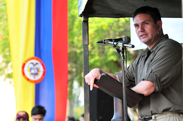 El ministro defendió el papel de los militares que viajaron a la mesa de diálogo de La Habana. FOTO COLPRENSA