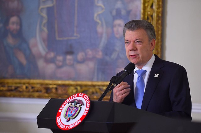 Juan Manuel Santos, presidente colombiano. FOTO COLPRENSA