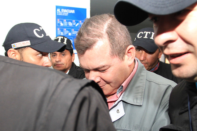 Legalización de captura a Luis Perdomo, director de La Picota. FOTO: COLPRENSA
