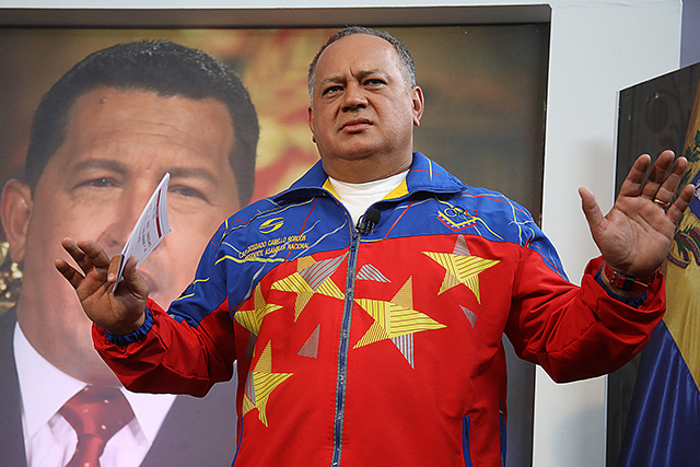 Para Diosdado Cabello Santos es más inmoral que Uribe. FOTO Cortesía