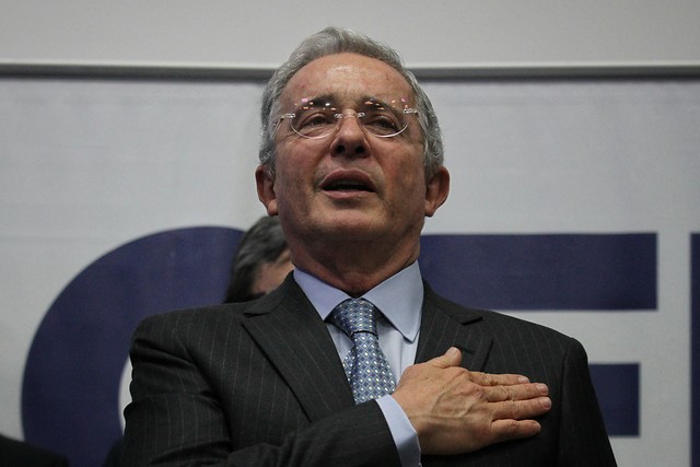 Álvaro Uribe considera que hay que crear unas condiciones para mantener la seguridad que existe hoy en la mayor parte del país. FOTO Colprensa