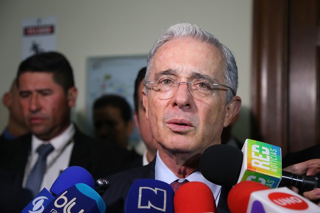 Álvaro Uribe está acusado de comprar testigos. FOTO COLPRENSA