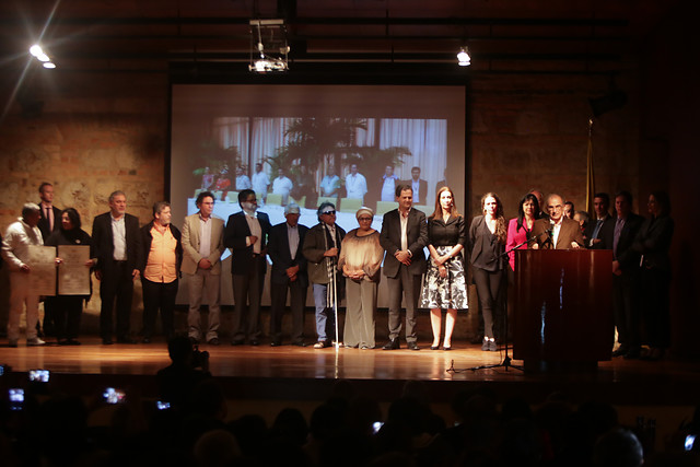 Mesa de La Habana, ganadores del Premio Nacional de Paz 2016