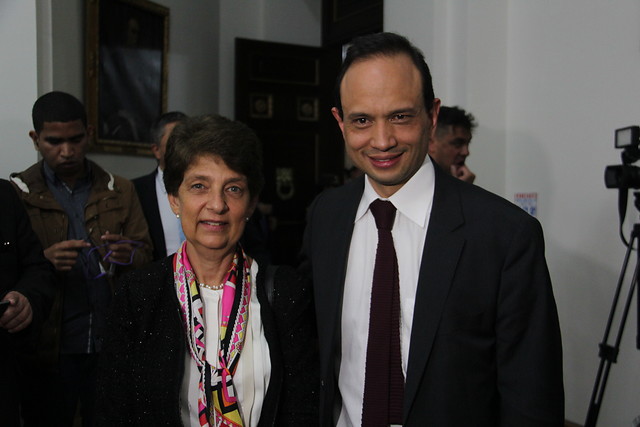 Cristina Pardo y Carlos Bernal, nuevos magistrados de la Corte Constitucional. FOTO COLPRENSA