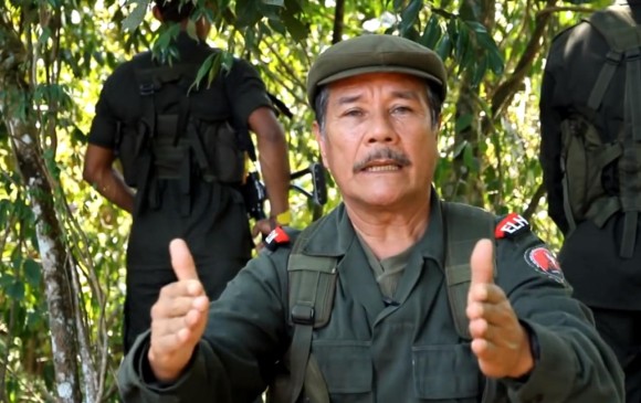Nicolás Rodríguez, alias “Gabino”, máximo comandante del grupo guerrillero. FOTO COLPRENSA