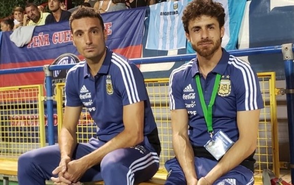 Lionel Scaloni y Pablo Aimar fueron campeones del mundo sub-20 con Argentina bajo las órdenes de José Pekerman en 1997. FOTO: TWITTER