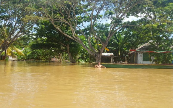 550 familias damnificadas por inundación en Puerto Nare
