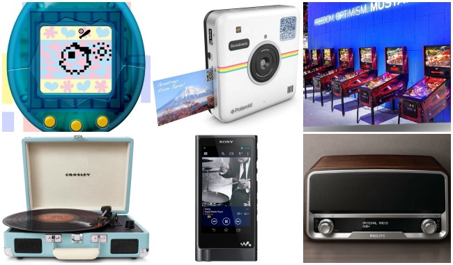 El Tamagotchi, la cámara polaroid, el pinball y el tocadiscos regresan para quedarse. FOTOS Cortesía