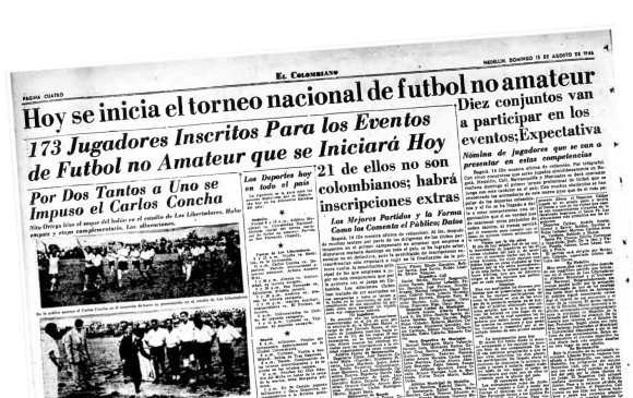 Así reseñó EL COLOMBIANO el inicio del torneo. FOTO Archivo