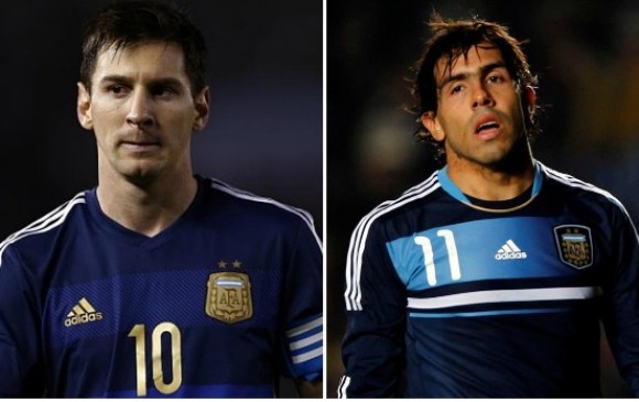 Lionel Messi y Carlos Tevez hacen parte de los 23 convocados de la Selección Argentina para la Copa América 2015. FOTOS Reuters