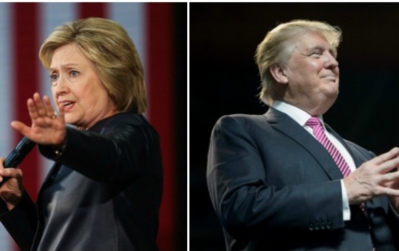 En fase definitiva de las elecciones en Estados Unidos, Hillary apuntará a atraer el voto de rechazo contra el magnate. FOTOS AFP