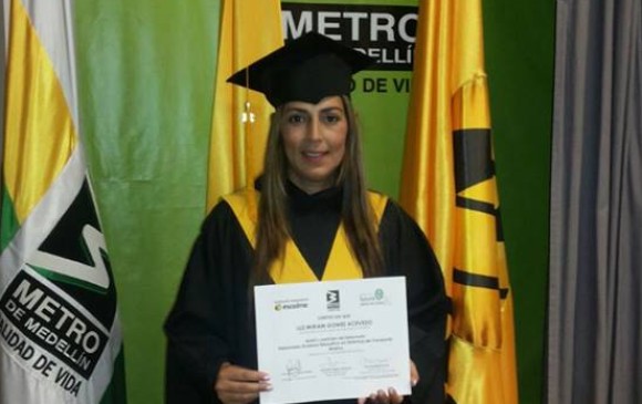 Luz Miriam Gómez Acevedo era guía educativa del Metro de Medellín hace 11 meses. FOTO CORTESÍA