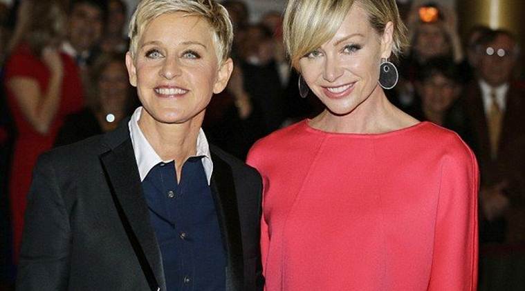 Ellen DeGeneres y Portia de Rossi se casaron en 2008 en Los Ángeles. FOTO: AP