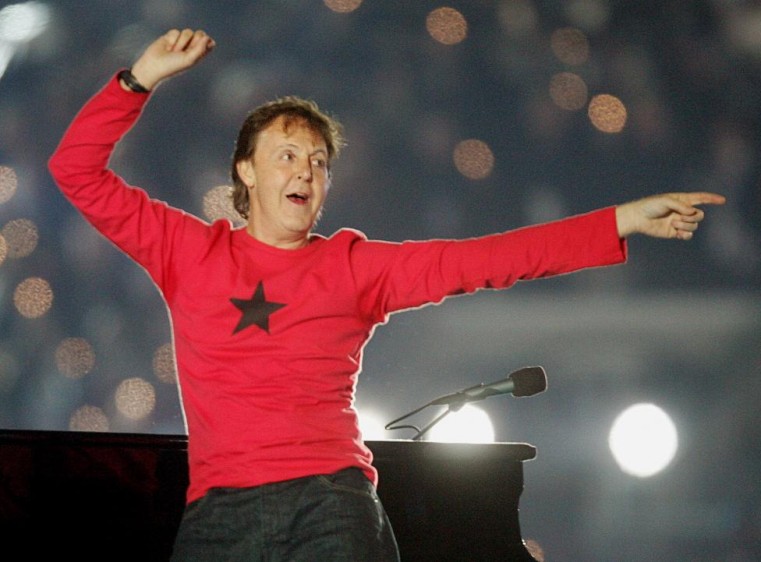 Paul McCartney, Super Bowl (2005). FOTO Reuters