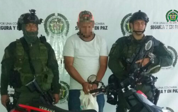 Identificado el hombre que habría enviado armamento para atentar contra el Alcalde de Medellín. FOTO CORTESÍA POLICÍA NACIONAL 