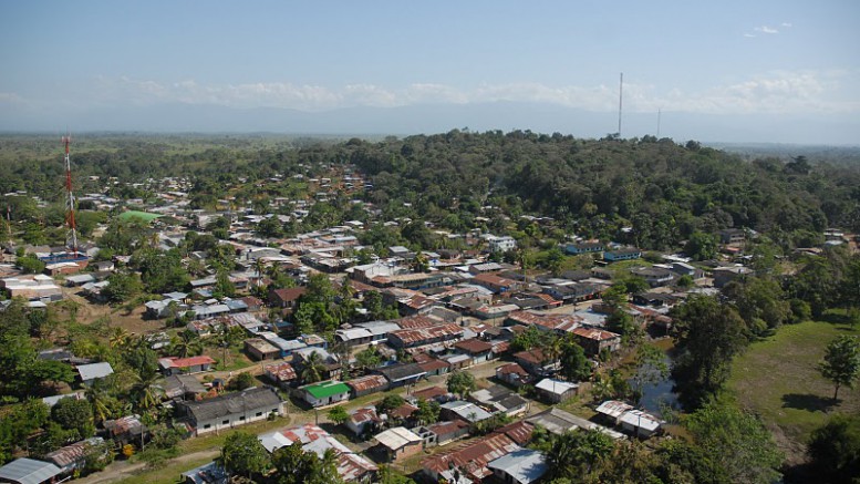 Imagen de la población de Belén de Bajirá. FOTO COLPRENSA