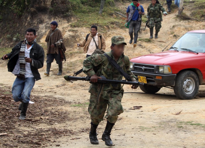 En Cauca (foto), los niños indígenas también fueron reclutados. FOTO: Manuel Saldarriaga