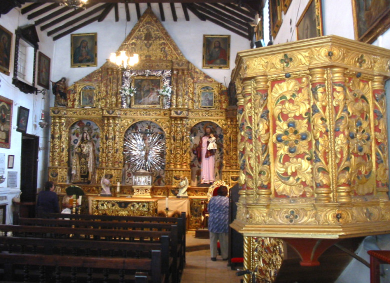 La capilla Nuestra Señora de Chiquinquirá es patrimonio nacional desde agosto de 1995. FOTO Archivo Rafael González