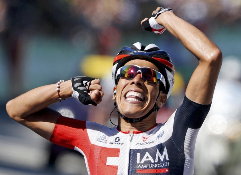 Járlinson Pantano se quedó con la medalla de oro de la Contrarreloj Individual de los Nacionales de Ciclismo. FOTO ARCHIVO REUTERS 