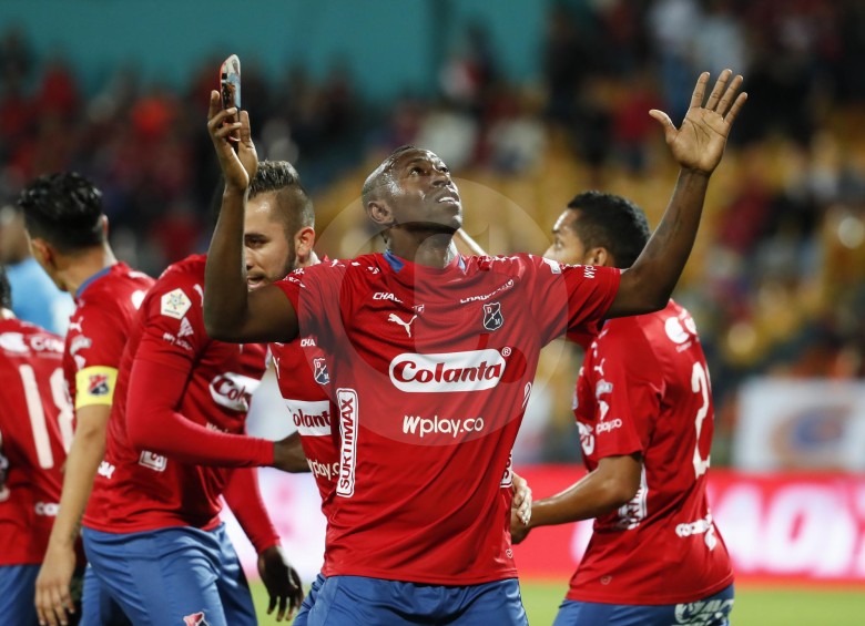 Juan Fernando Caicedo marcó, ante Envigado, su novena anotación este año con el Medellín. Espera estar fino para la serie de cuartos de final. FOTO Robinson sáenz