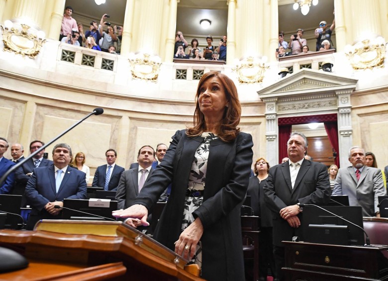 Kirchner fue considerada la líder derrotada en las pasadas elecciones legislativas, a pesar de que el macrismo no logró garantizar plena gobernabilidad. FOTO AFP
