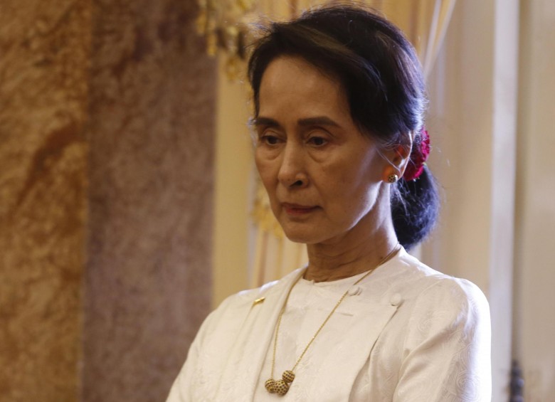 Aung San Suu Kyi, líder de facto del Gobierno birmano. FOTO EFE