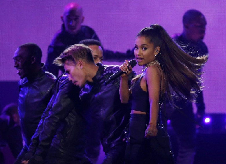 Ariana Grande en el Billboard Awards en Las Vegas, Nevada el 22 de mayo de 2016. FOTO: REUTERS/Mario Anzuoni AWARDS-BILLBOARD/