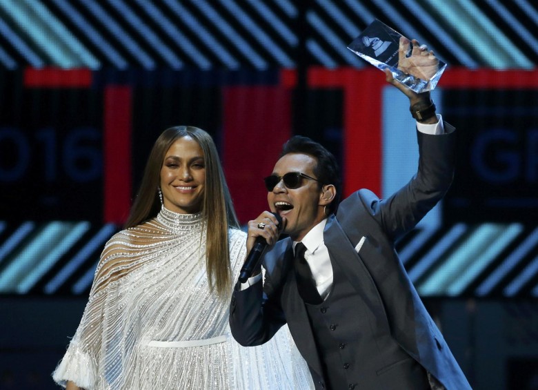 Marc Anthony recibió varios homenajes como Persona del Año de los Latin Grammy. FOTO Reuters