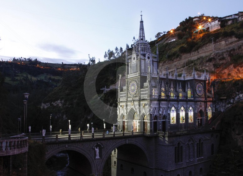 El santuario de Las Lajas es uno de los principales atractivos turísticos de Nariño. FOTO MARIO VALENCIA