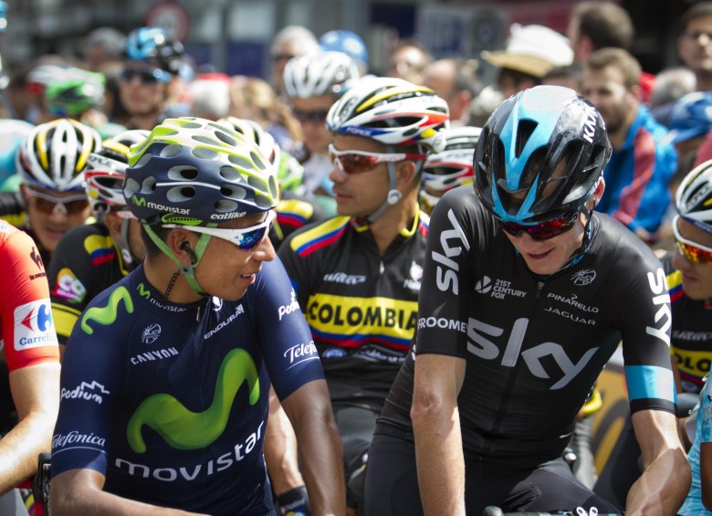 Quintana y Froome padecieron la etapa reina de la Vuelta a España. FOTO AFP