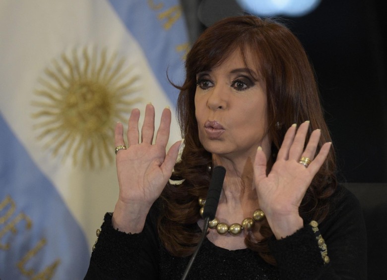 Cristina Fernández fue presidenta de Argentina entre 2007 y 2015. Sucedió en el cargo a su esposo, Néstor Kirchner. Es senadora desde 2017, por el partido Unidad Ciudadana. FOTO afp