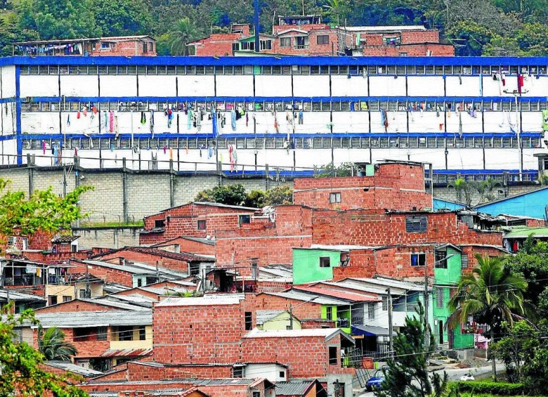 Panorámica de la cárcel Bellavista. Foto: EL COLOMBIANO