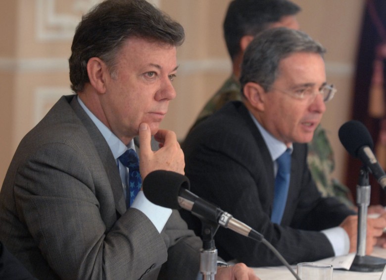El presidente Juan Manuel Santos, se refirió al trino del expresidente Alvaro Uribe. FOTO COLPRENSA
