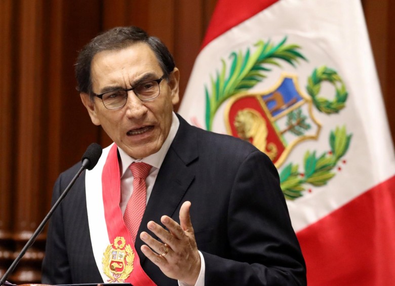 Martín Vizcarra, presidente de Perú. FOTO: REUTERS