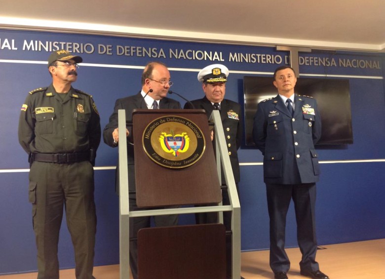 El ministro de Defensa, Luis Carlos Villegas confirma 16 militares muertos y dos heridos. FOTO CORTESÍA