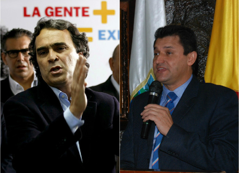 Sergio Fajardo, gobernador de Antioquia y Hernán Ospina, alcalde de Rionegro. 