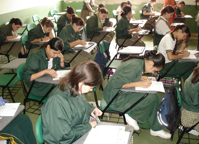 Ninguna institución de Medellín quedó en el ranquin de los 10 mejores colegios. FOTO: Archivo