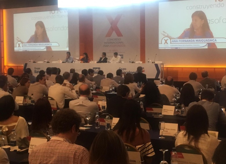 En el décimo congreso anual Fiap-Asofondos, en Cartagena, se reúnen 450 líderes del sector pensional de 19 países de América Latina. FOTO Juan F. Rojas