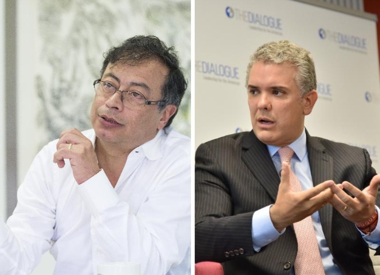 Gustavo Petro e Iván Duque, candidatos a la Presidencia de la República. FOTOS ARCHIVO EL COLOMBIANO